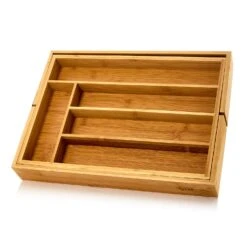Besteckkasten 5-7 Fächer Max. 40 X 5 X 35,5 Cm Bambus -Bestes Haushaltsgeräte Geschäft 10038140 yy 0008 logo