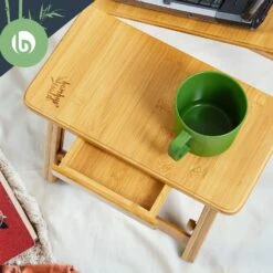 Laptoptisch Mit Lüftungsschlitzen Höhenverstellbar 58x23x29cm Bambus -Bestes Haushaltsgeräte Geschäft 10038181 yy 0004 logo