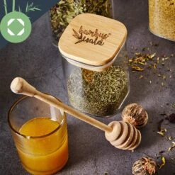 Eckiges Glas Mit Bambusdeckel Luftdicht Mit Silikonring 10x25x10 Cm 3x 2000 Ml -Bestes Haushaltsgeräte Geschäft 10038255 yy 0007 logo