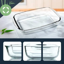 Ofenform 3600 Ml 390 X 65 X 240 Mm Hochwertiges Glas -Bestes Haushaltsgeräte Geschäft 10038265 yy 0003 logo