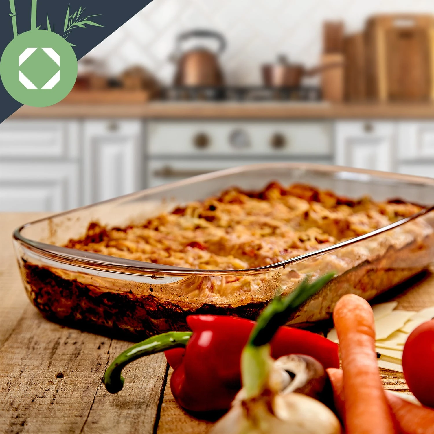 Ofenform 2600 Ml 355 X 55 X 220 Mm Hochwertiges Glas 6 Ofenform 2600 Ml 355 X 55 X 220 Mm Hochwertiges Glas – Bild 6