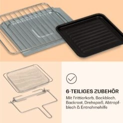 AeroVital Jumbo 3-in-1 Heißluftfritteuse Toaster Dörrautomat 1550 W 18 Liter -Bestes Haushaltsgeräte Geschäft 10038339 de 0007 logo