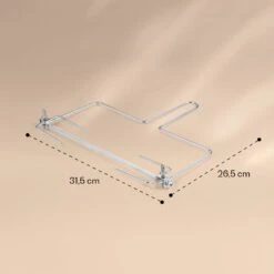 AeroVital Jumbo Heißluftfritteuse Rotisseriespieß & Drehspießheber Edelstahl -Bestes Haushaltsgeräte Geschäft 10038340 yy 0004 dimensions