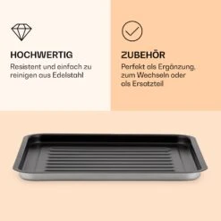 AeroVital Jumbo Heißluftfritteuse Backblech Edelstahl -Bestes Haushaltsgeräte Geschäft 10038342 de 0003 logo