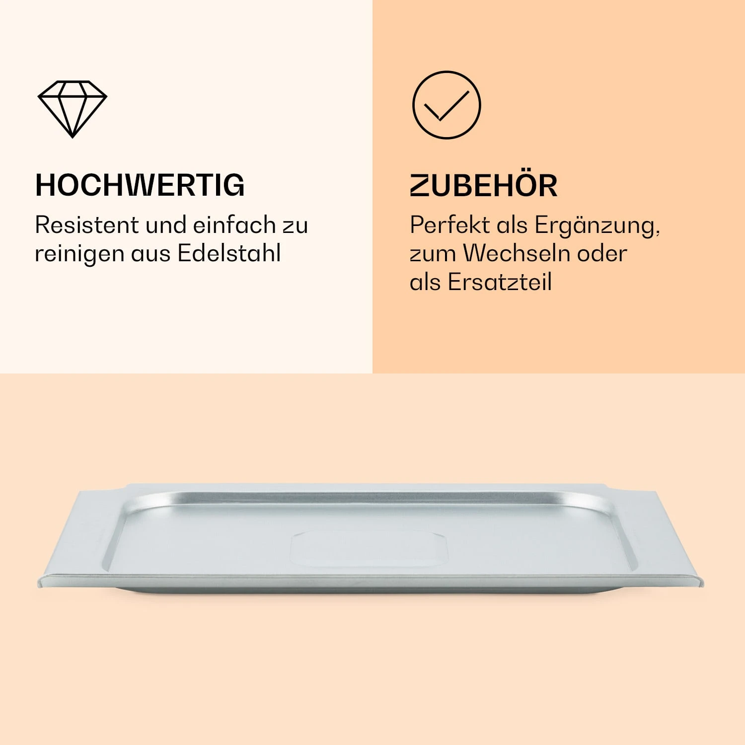 AeroVital Jumbo Heißluftfritteuse Abtropfblech Edelstahl 3 AeroVital Jumbo Heißluftfritteuse Abtropfblech Edelstahl – Bild 3