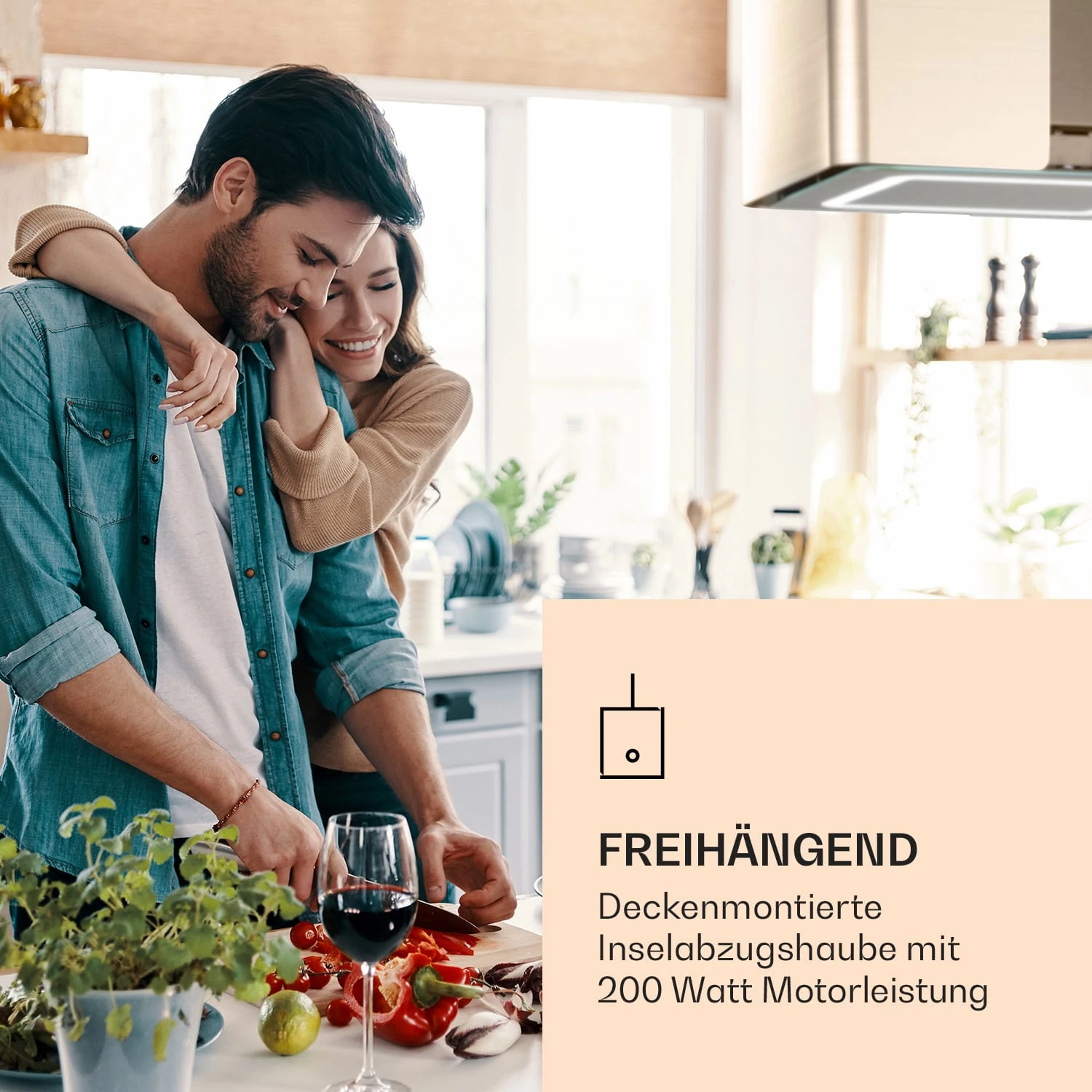 Futurelight Smart Inselabzugshaube Umluft 420m³/h LED Edelstahl 2 Futurelight Smart Inselabzugshaube Umluft 420m³/h LED Edelstahl – Bild 2