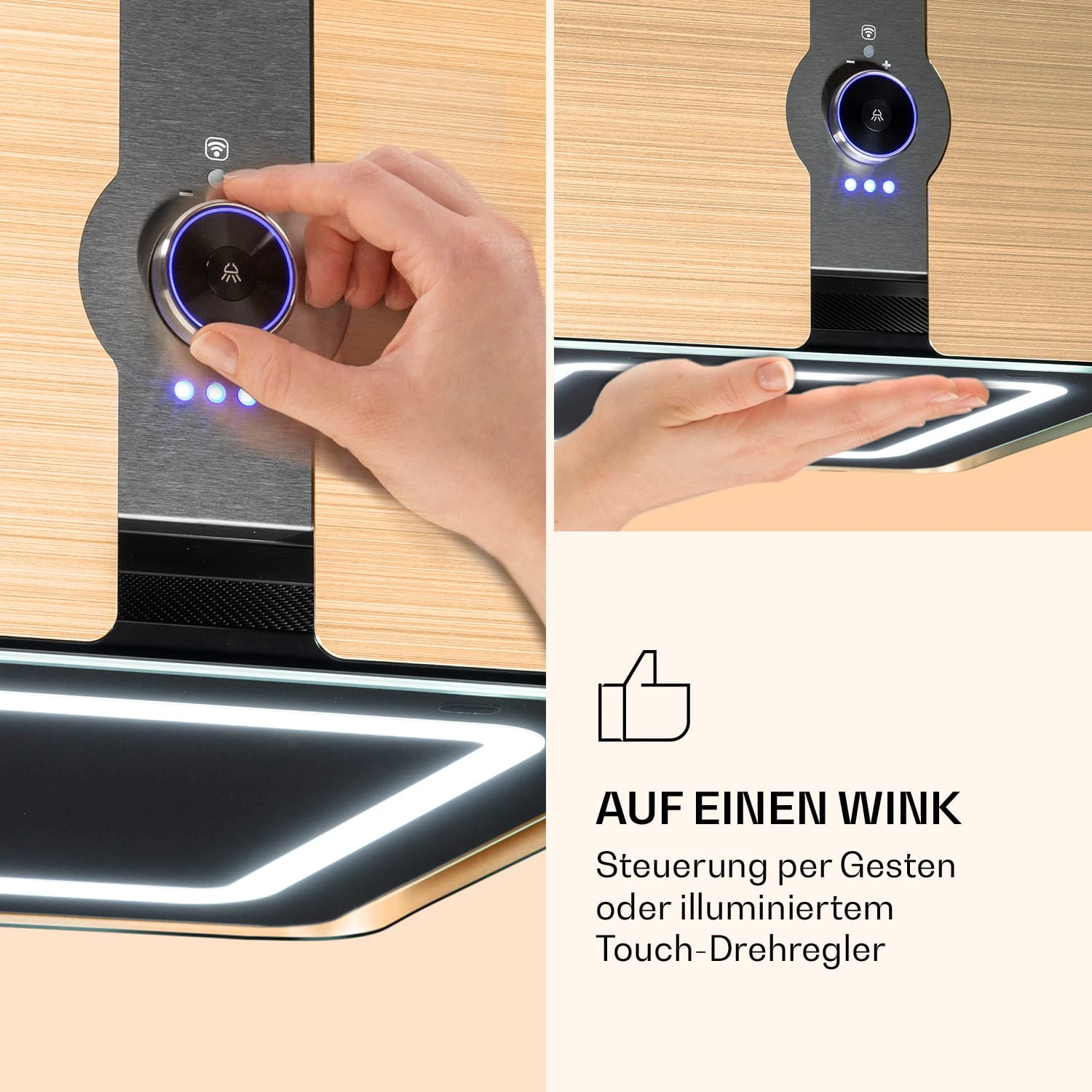 Futurelight Smart Inselabzugshaube Umluft 420m³/h LED Edelstahl 4 Futurelight Smart Inselabzugshaube Umluft 420m³/h LED Edelstahl – Bild 4