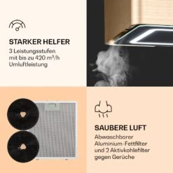 Futurelight Smart Inselabzugshaube Umluft 420m³/h LED Edelstahl 12 Futurelight Smart Inselabzugshaube Umluft 420m³/h LED Edelstahl -Bestes Haushaltsgeräte Geschäft 10038708 de 0005 logo