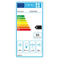 Futurelight Smart Inselabzugshaube Umluft 420m³/h LED Edelstahl 15 Futurelight Smart Inselabzugshaube Umluft 420m³/h LED Edelstahl -Bestes Haushaltsgeräte Geschäft 10038708 energy label
