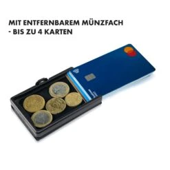 ZNAP Slim Wallet 8 Karten Münzfach 8 X 1,5 X 6 Cm (BxHxT) RFID-Schutz 12 ZNAP Slim Wallet 8 Karten Münzfach 8 X 1,5 X 6 Cm (BxHxT) RFID-Schutz -Bestes Haushaltsgeräte Geschäft 10038767 de 0005 logo