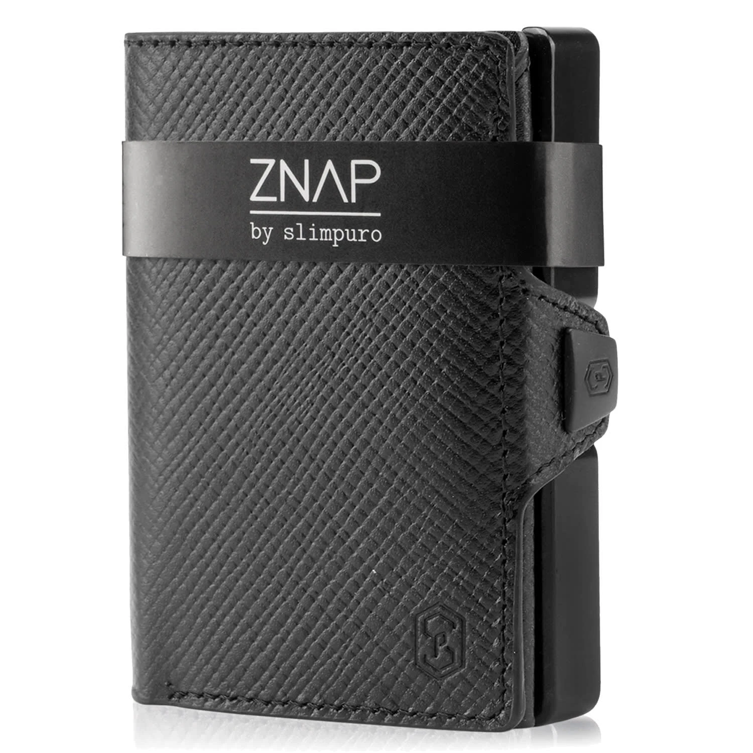 ZNAP Slim Wallet 12 Karten Münzfach 8 X 1,8 X 6 Cm (BxHxT) RFID-Schutz 1 ZNAP Slim Wallet 12 Karten Münzfach 8 X 1,8 X 6 Cm (BxHxT) RFID-Schutz