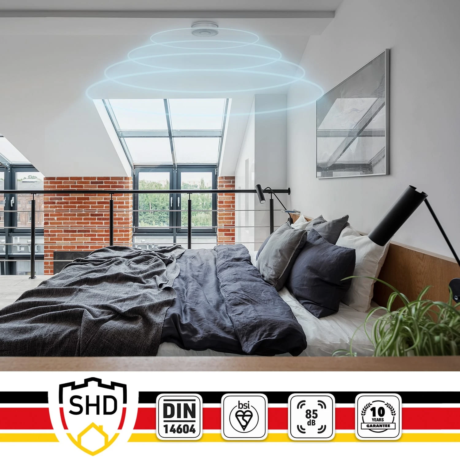 Rauchmelder DOF39 Mit Magnetic Mount Magnethalterung Im Set 6 Rauchmelder DOF39 Mit Magnetic Mount Magnethalterung Im Set – Bild 6