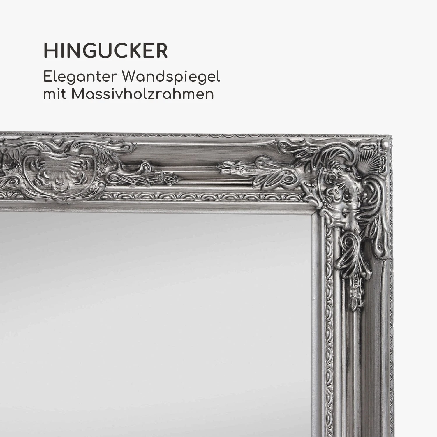 Manchester Wandspiegel Massivholzrahmen Rechteckig 90 X 60 Cm 4 Manchester Wandspiegel Massivholzrahmen Rechteckig 90 X 60 Cm – Bild 4