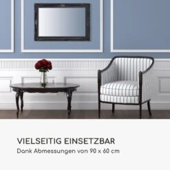 Manchester Wandspiegel Massivholzrahmen Rechteckig 90 X 60 Cm -Bestes Haushaltsgeräte Geschäft 10039382 de 0005 logo