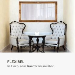 Wembley Wandspiegel Echtholz Rechteckig 140 X 75 Cm 8 Wembley Wandspiegel Echtholz Rechteckig 140 X 75 Cm -Bestes Haushaltsgeräte Geschäft 10039384 de 0003 logo