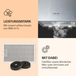 Monumenta Wandabzugshaube Aluminium 559m³/h LED EEK B -Bestes Haushaltsgeräte Geschäft 10039394 de 0003 logo