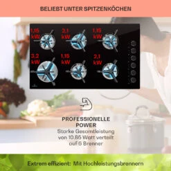 Trifecta 6 Gaskochfeld 6-flammig Gusseisen Glaskeramik 11 Trifecta 6 Gaskochfeld 6-flammig Gusseisen Glaskeramik -Bestes Haushaltsgeräte Geschäft 10039422 de 0003 usp