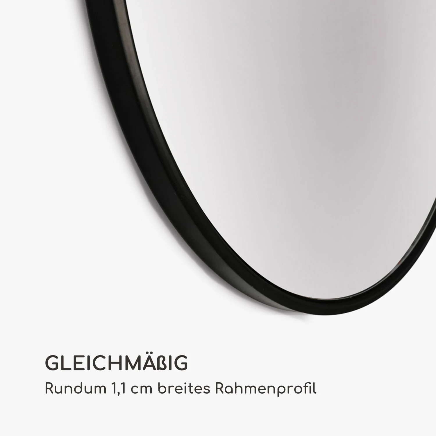 Fournier Wandspiegel Metallrahmen Rund Ø 40 Cm 5 Fournier Wandspiegel Metallrahmen Rund Ø 40 Cm – Bild 5