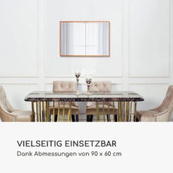 Croxley Wandspiegel Metallrahmen Rechteckig 90 X 60 Cm -Bestes Haushaltsgeräte Geschäft 10039498 de 0003 logo