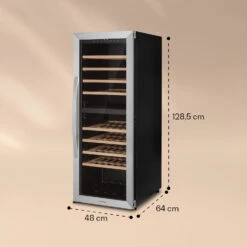 Klarstein Vinamour 77 Duo Weinkühlschrank 191 Liter 5 - 20 °C 2 Kühlzonen -Bestes Haushaltsgeräte Geschäft 10039771 yy 0007 logo