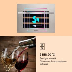 Vinsider 24 Built-In Uno Weinkühlschrank Einbaugerät 1 Zone 24 Flaschen Edelstahl -Bestes Haushaltsgeräte Geschäft 10039913 de 0003 logo