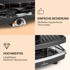 Entrecote 2-in-1 Raclette-Grill & Fondue Naturstein 1100W 8 Personen 10 Entrecote 2-in-1 Raclette-Grill & Fondue Naturstein 1100W 8 Personen -Bestes Haushaltsgeräte Geschäft 10039922 de 0004 logo