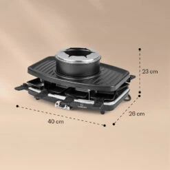 Entrecote 2-in-1 Raclette-Grill & Fondue Naturstein 1100W 8 Personen 13 Entrecote 2-in-1 Raclette-Grill & Fondue Naturstein 1100W 8 Personen -Bestes Haushaltsgeräte Geschäft 10039922 yy 0007 logo