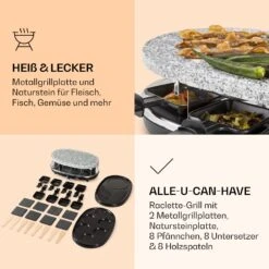 All-U-Can-Grill Raclette Raclette-Grill 4-in-1 Zubehör Für 8 Personen -Bestes Haushaltsgeräte Geschäft 10039923 de 0005 logo