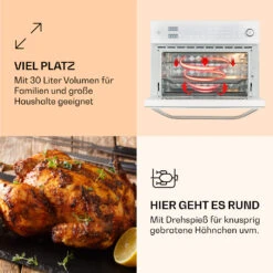 Vigor Air Heißluftfritteuse 1800 W 30 Liter 18 Programme -Bestes Haushaltsgeräte Geschäft 10039941 de 0005 logo