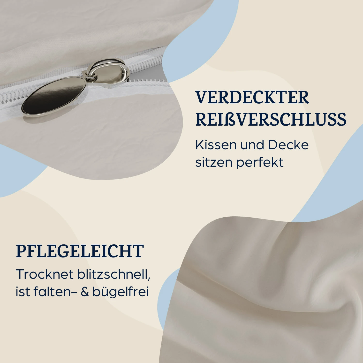 Soft Wonder-Edition Bettwäsche 135x200 Cm Mikrofaser 3 Soft Wonder-Edition Bettwäsche 135x200 Cm Mikrofaser – Bild 3
