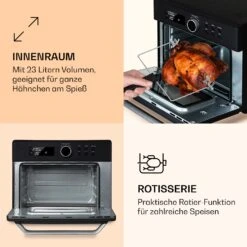 Prime Air Heißluftfritteuse 1500W 23l Timer 8 Programme 11 Prime Air Heißluftfritteuse 1500W 23l Timer 8 Programme -Bestes Haushaltsgeräte Geschäft 10040025 de 0005 logo