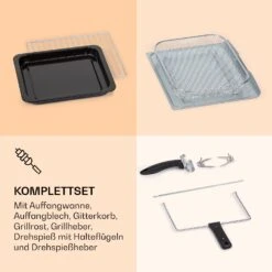 Prime Air Heißluftfritteuse 1500W 23l Timer 8 Programme 12 Prime Air Heißluftfritteuse 1500W 23l Timer 8 Programme -Bestes Haushaltsgeräte Geschäft 10040026 de 0006 logo