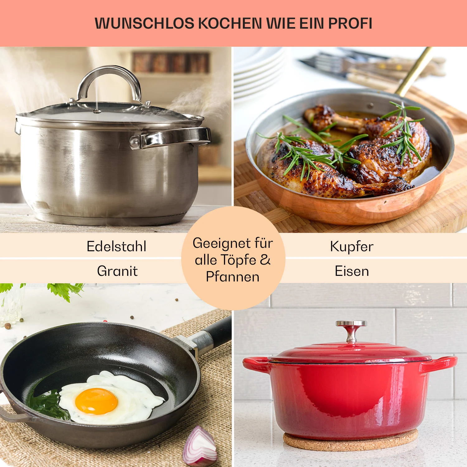 Barzona 2 Campingkocher 2 Brenner 3,4 & 4,3 KW Glasplatte Edelstahl 8 Barzona 2 Campingkocher 2 Brenner 3,4 & 4,3 KW Glasplatte Edelstahl – Bild 8