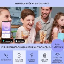 Dolce Bacio Smart Eiscremebereiter Yogurtmaker Kompressor 2 Liter WiFi Touch Edelstahl -Bestes Haushaltsgeräte Geschäft 10040048 de 0003 logo