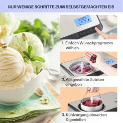 Dolce Bacio Smart Eiscremebereiter Yogurtmaker Kompressor 2 Liter WiFi Touch Edelstahl -Bestes Haushaltsgeräte Geschäft 10040048 de 0004 logo