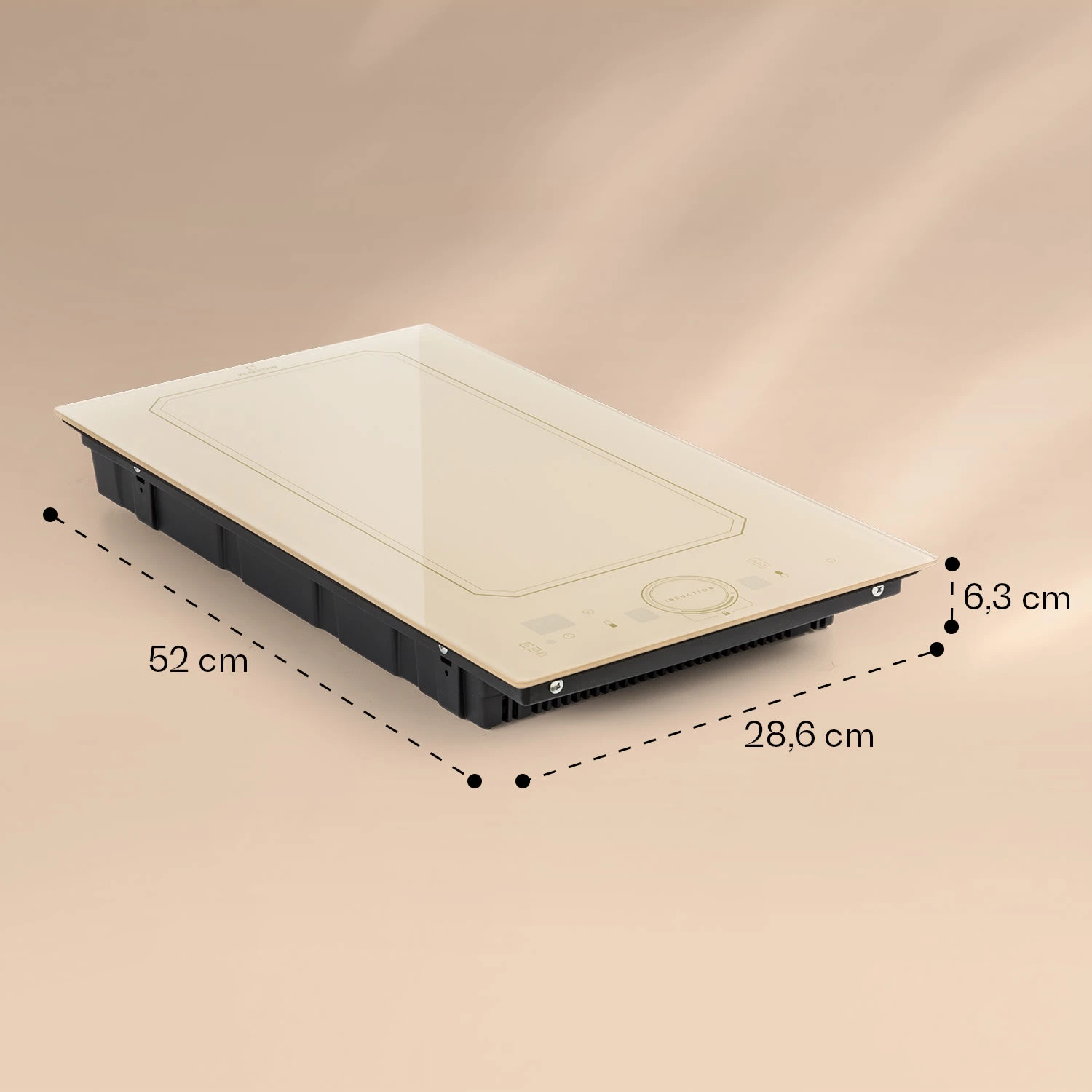 Victoria Domino Induktionskochfeld Einbau 3500W Flexzone Timer 7 Victoria Domino Induktionskochfeld Einbau 3500W Flexzone Timer – Bild 7