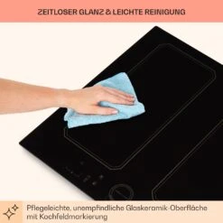 Victoria 4 Flex Induktionskochfeld Einbau 7000W 2 Flexzonen Timer -Bestes Haushaltsgeräte Geschäft 10040201 de 0008 usp
