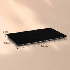 Victoria 5 Flex Induktionskochfeld Einbau 7400W 2 Flexzonen Timer -Bestes Haushaltsgeräte Geschäft 10040203 yy 0009 dimensions