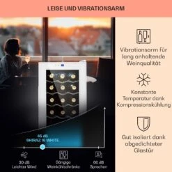 Shiraz 15 Slim Uno Weinkühlschrank 44l Touch-Bedienfeld 5-18°C 11 Shiraz 15 Slim Uno Weinkühlschrank 44l Touch-Bedienfeld 5-18°C -Bestes Haushaltsgeräte Geschäft 10040214 de 0004 usp