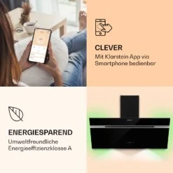 Alina 90 Smart Dunstabzugshaube 90cm 594m³/h LED Ambiente Glasfront -Bestes Haushaltsgeräte Geschäft 10040232 de 0003 logo