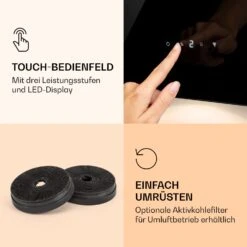 Alina 90 Smart Dunstabzugshaube 90cm 594m³/h LED Ambiente Glasfront -Bestes Haushaltsgeräte Geschäft 10040232 de 0006 logo