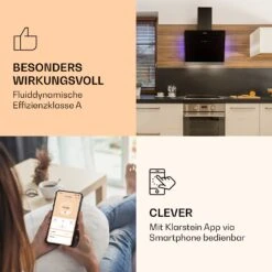 Aurora 60 Smart Dunstabzugshaube 550 M³/h 60cm Kopffrei Ambiente-Licht EEC A++ -Bestes Haushaltsgeräte Geschäft 10040234 de 0003 logo