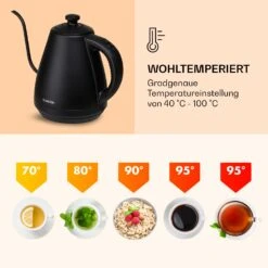 Garcon Wasserkocher 1L 2000W Warmhaltefunktion Schwanenhals Edelstahl -Bestes Haushaltsgeräte Geschäft 10040347 de 0003 logo