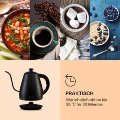 Garcon Wasserkocher 1L 2000W Warmhaltefunktion Schwanenhals Edelstahl -Bestes Haushaltsgeräte Geschäft 10040347 de 0006 logo
