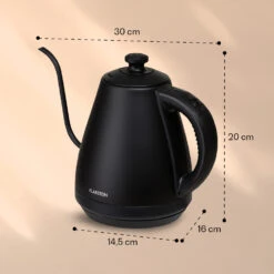 Garcon Wasserkocher 1L 2000W Warmhaltefunktion Schwanenhals Edelstahl -Bestes Haushaltsgeräte Geschäft 10040347 yy 0007 dimensions