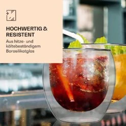 DUOS Jumbo Doppelwandiges Thermoglas 310ml Borosilikatglas Handgemacht 8 DUOS Jumbo Doppelwandiges Thermoglas 310ml Borosilikatglas Handgemacht -Bestes Haushaltsgeräte Geschäft 10040366 de 0003 logo
