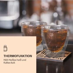 DUOS Doppelwandiges Glas 80 Ml Trinkglas Espresso Borosilikatglas -Bestes Haushaltsgeräte Geschäft 10040370 de 0004 logo