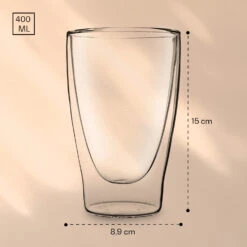 DUOS Doppelwandiges Glas 400 Ml Trinkglas Espresso Borosilikatglas -Bestes Haushaltsgeräte Geschäft 10040373 yy 0007 logo