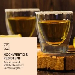 DUOS Doppelwandiges Glas 200 Ml Thermofunktion Inkl. Edelstahl-Löffel -Bestes Haushaltsgeräte Geschäft 10040393 de 0003 logo