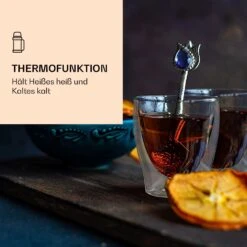 DUOS Doppelwandiges Glas 200 Ml Thermofunktion Inkl. Edelstahl-Löffel -Bestes Haushaltsgeräte Geschäft 10040393 de 0004 logo